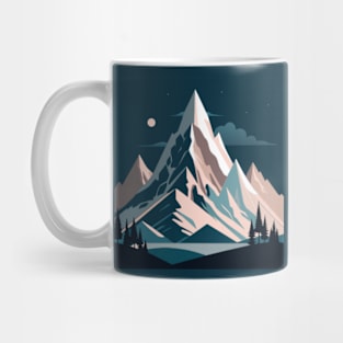 Vintage mountain t-shirt Mug